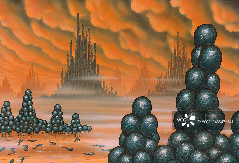 外星生命艺术作品图片素材