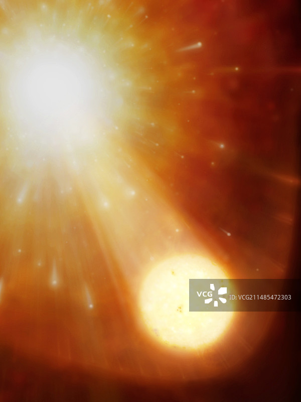 超新星抛射恒星图片素材