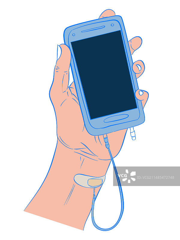 手机输血图片素材