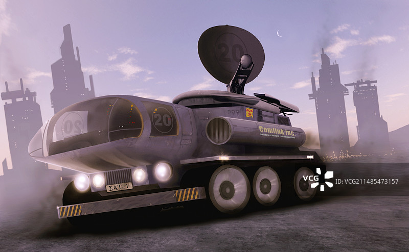 未来通信车辆图片素材