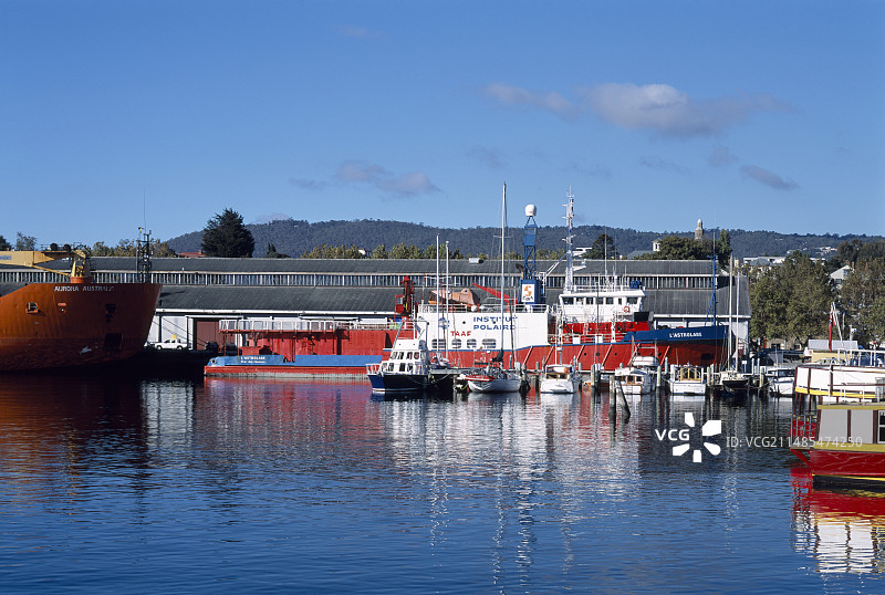 南极科考船图片素材