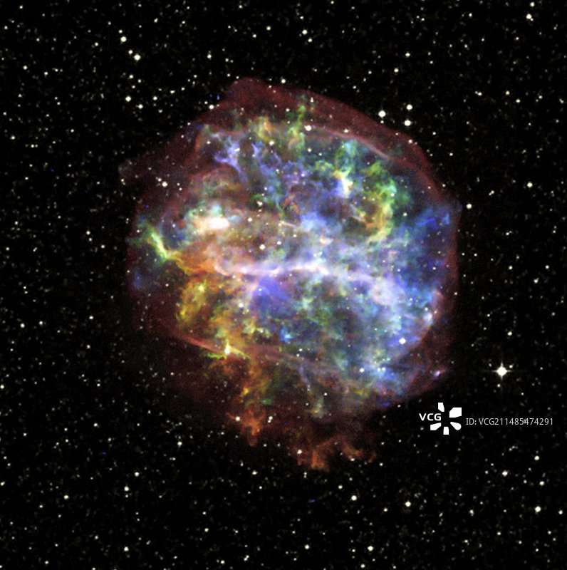 超新星遗迹G292.0+1.8 X射线图像图片素材