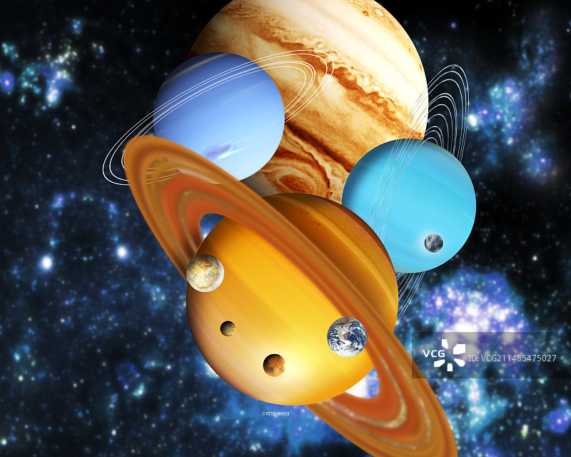 太阳系行星图片素材
