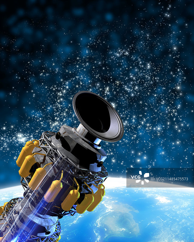 地球轨道空间站图片素材