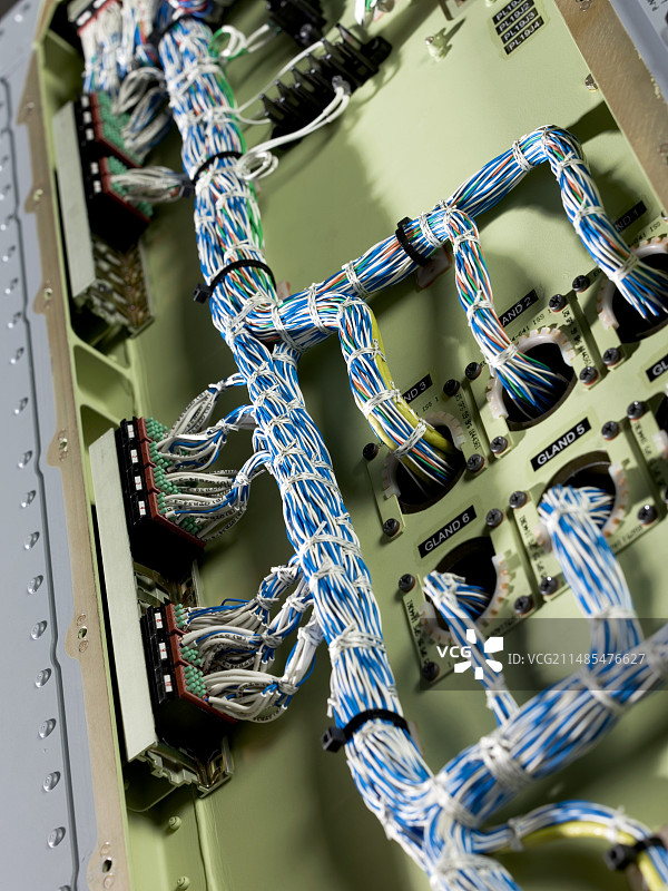 飞机布线图片素材