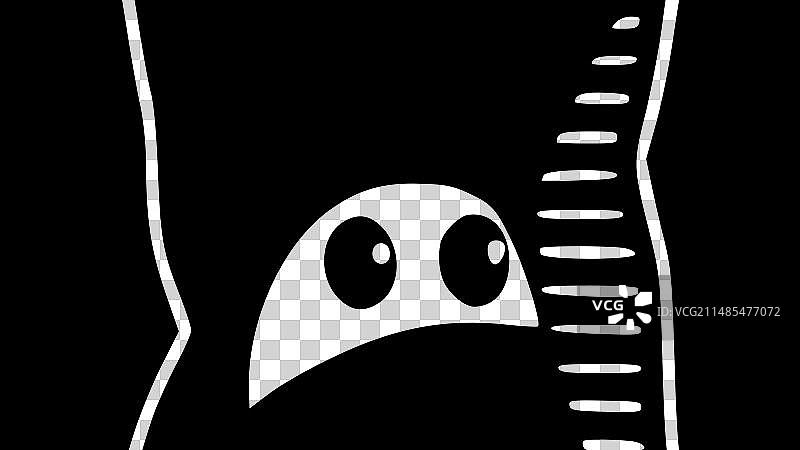 薯片袋 - 黑白隔离图标图片素材