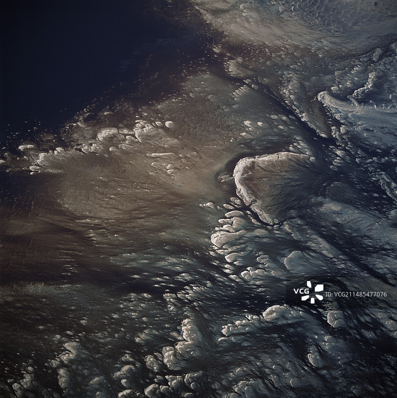 天然碱矿床图片素材