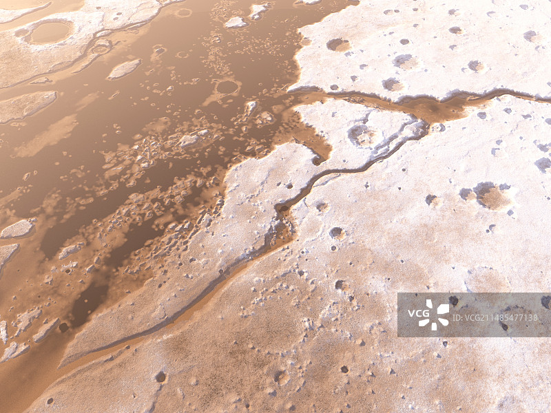 火星上的水图片素材