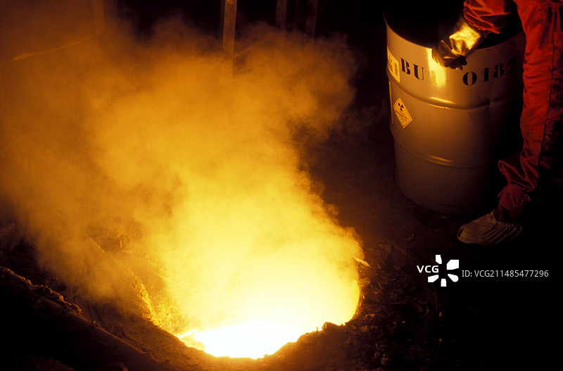 低放射性核废料焚烧图片素材