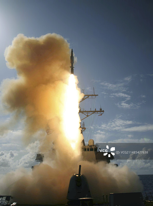 导弹飞行试验图片素材