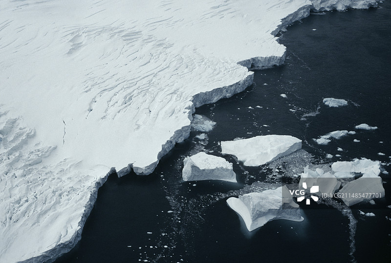 冰山形成图片素材