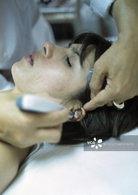 耳部针灸图片素材