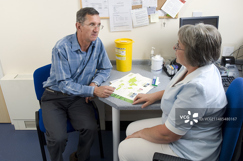 旅行疫苗接种建议图片素材