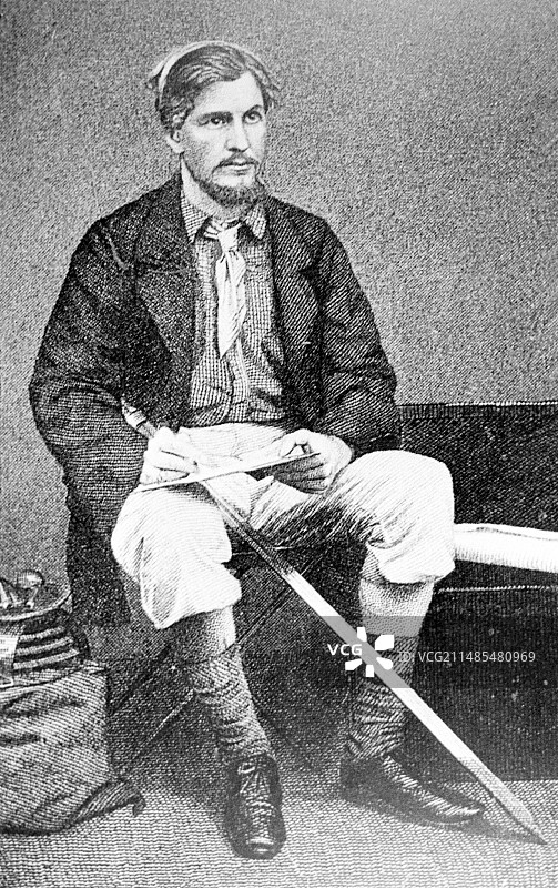 苏格兰探险家詹姆斯·格兰特图片素材