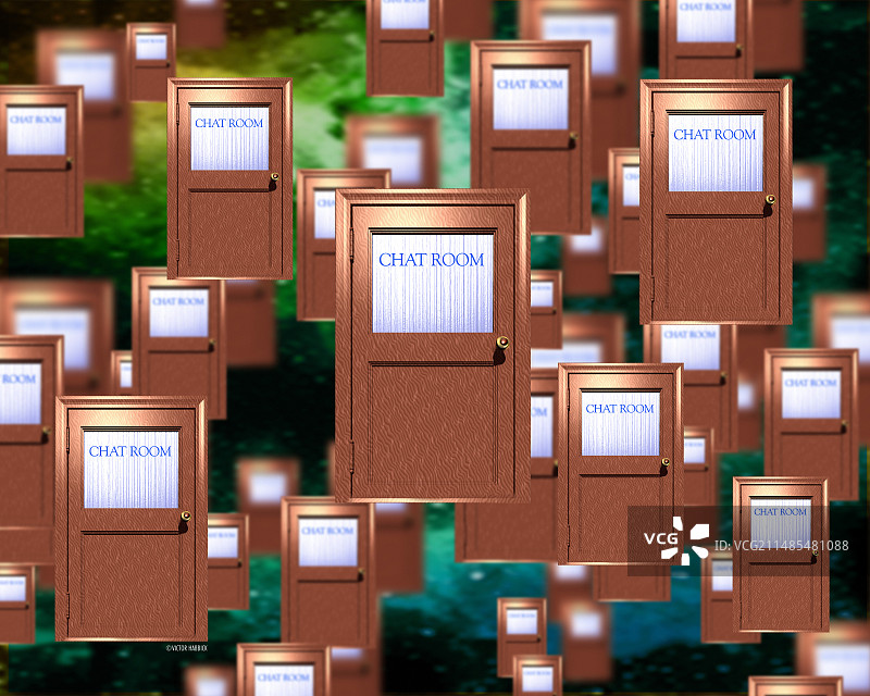 互联网聊天室图片素材
