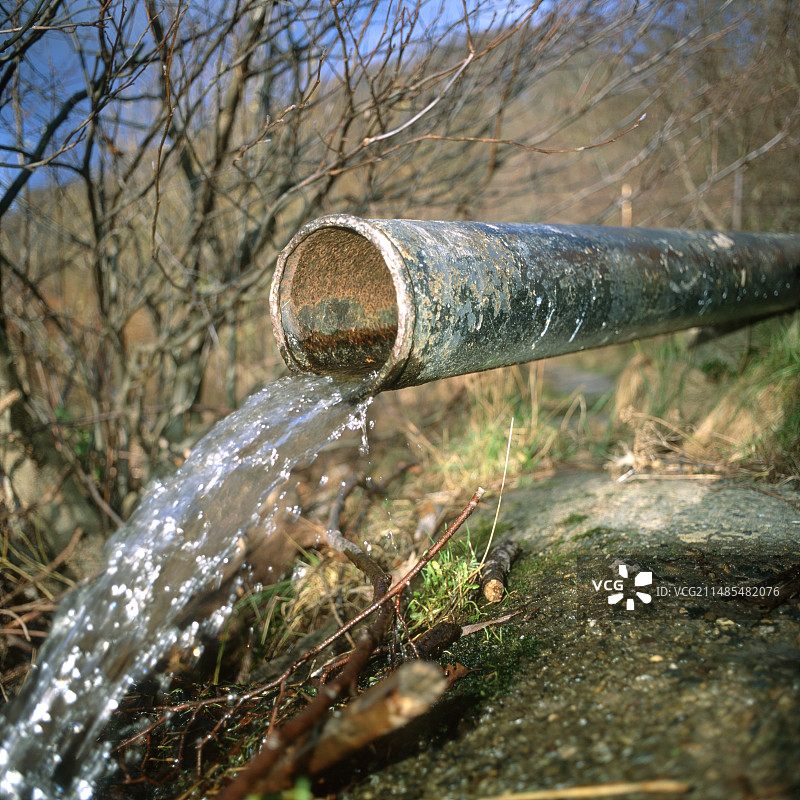 工业水污染图片素材