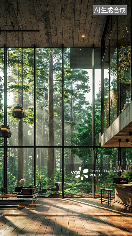 【AI数字艺术】室内空间住宅建筑图片素材