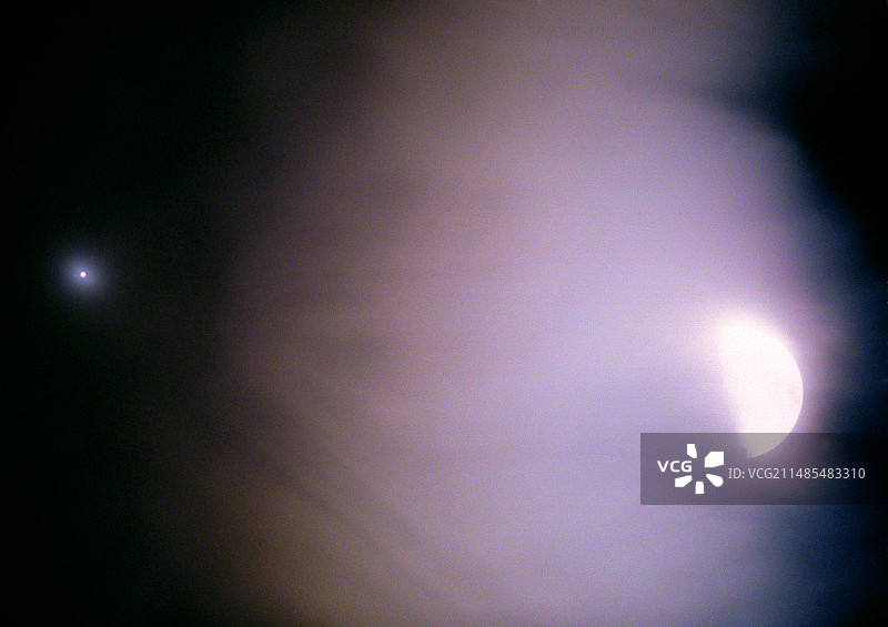 木星合月图片素材