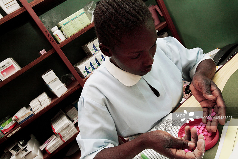 药物分发图片素材