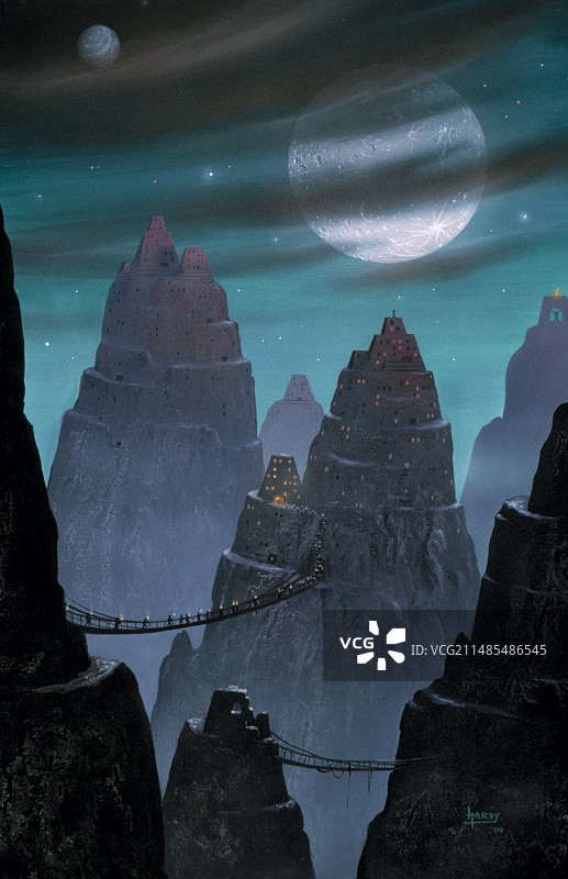 外星城市图片素材