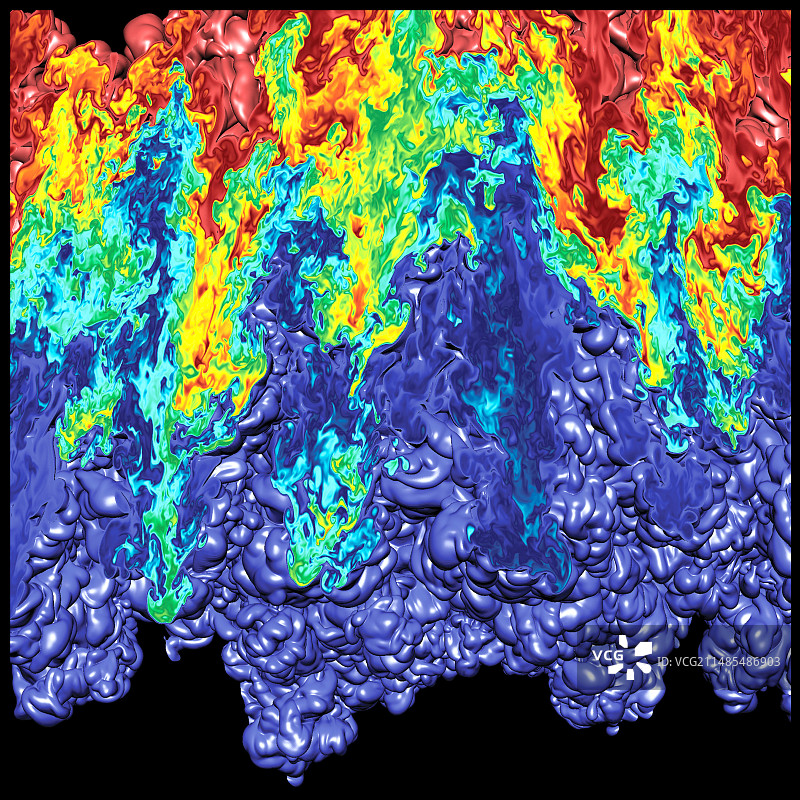 热核反应模拟图片素材