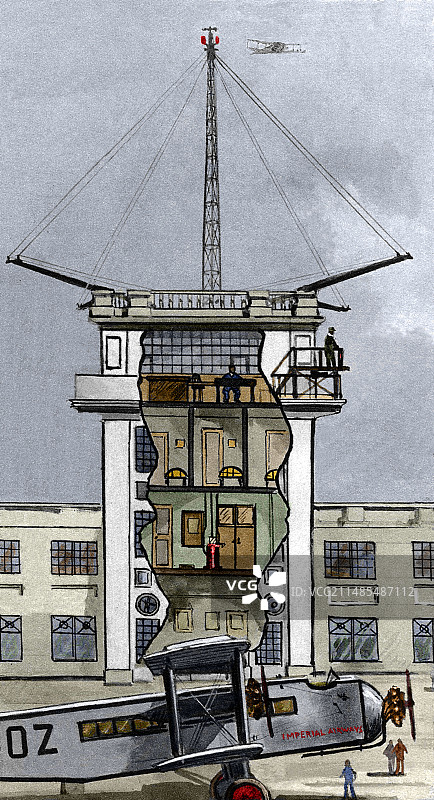 机场控制塔图片素材
