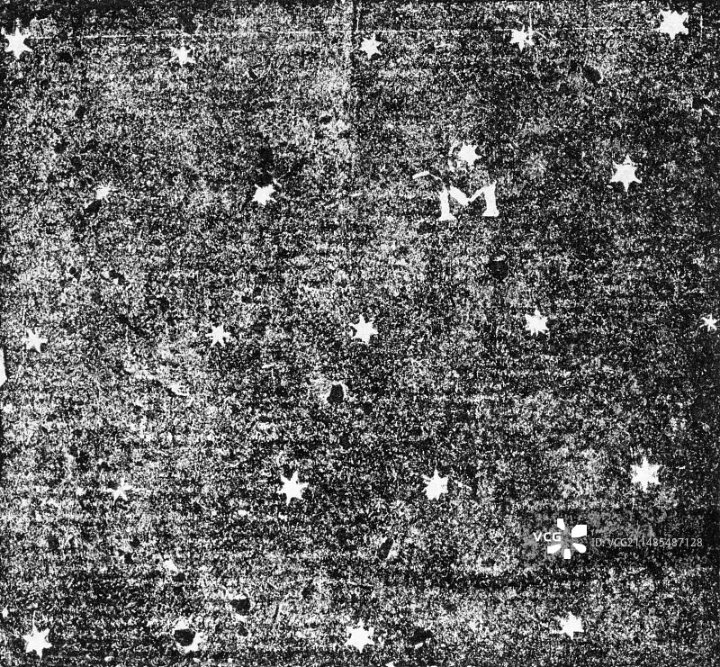 显示星星图案的“M”图片图片素材