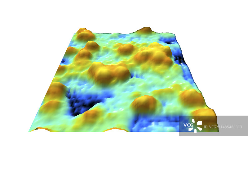 血浆膜蛋白原子力显微镜图片素材