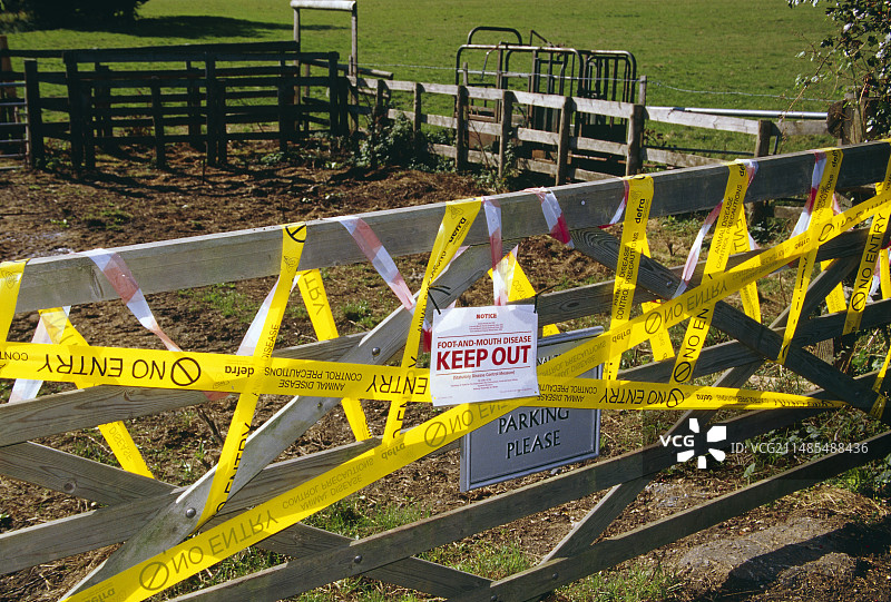 口蹄疫隔离区图片素材