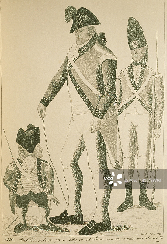 巨人症和侏儒症图片素材