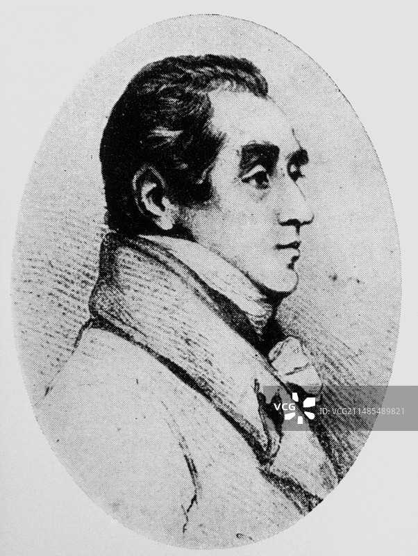 查尔斯·哈切特：英国化学家图片素材