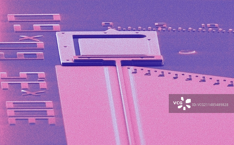 微机电装置，SEM图片素材