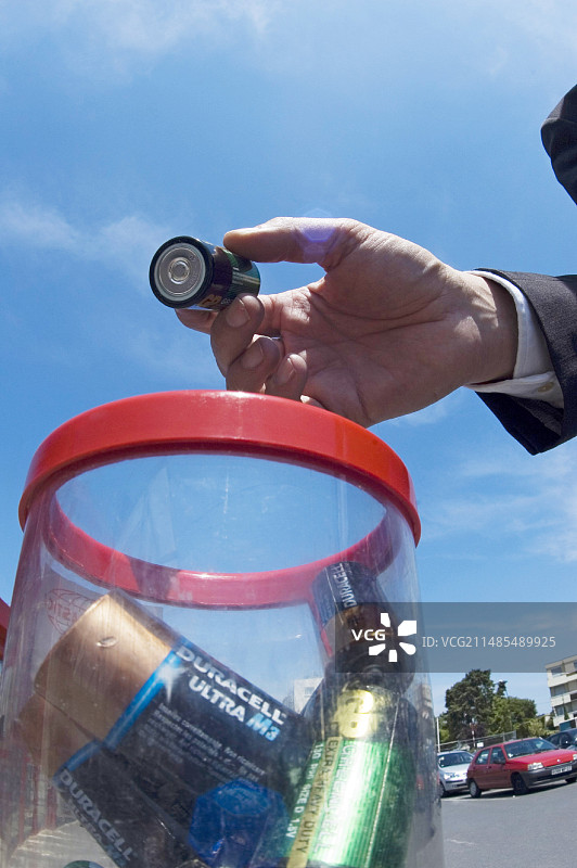 回收家用电池图片素材