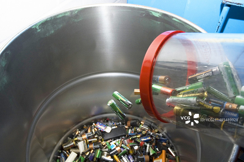 回收家用电池图片素材