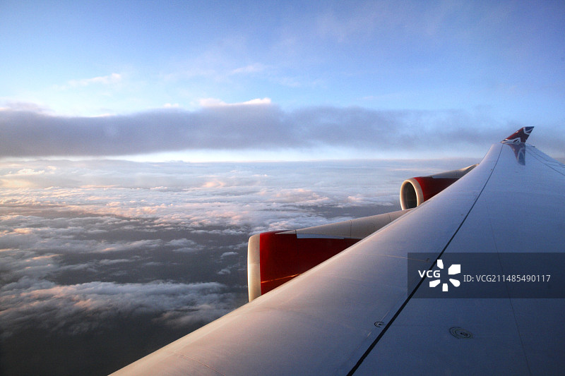 飞机机翼图片素材