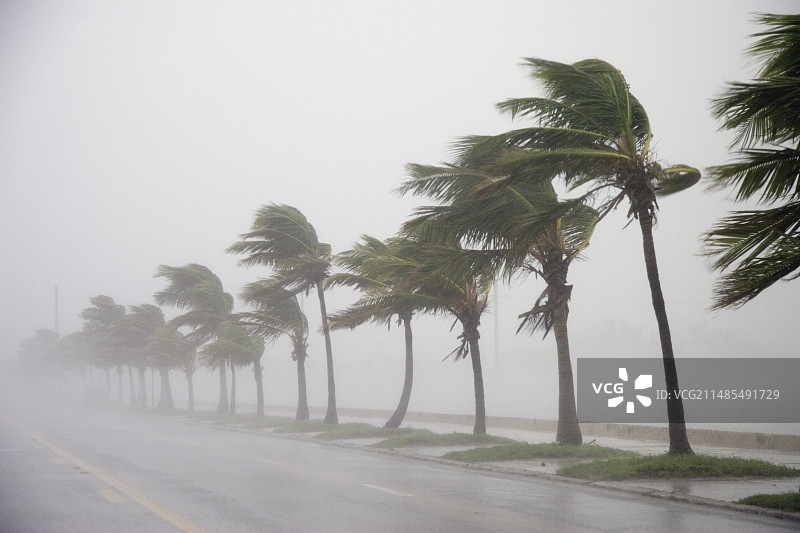 乔治斯飓风，佛罗里达州基韦斯特图片素材