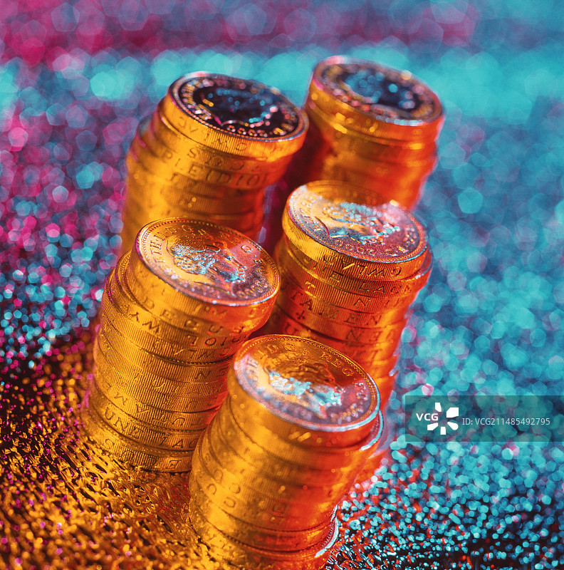 英镑硬币图片素材