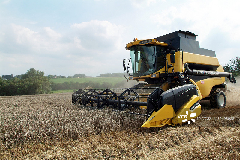 联合收割机图片素材