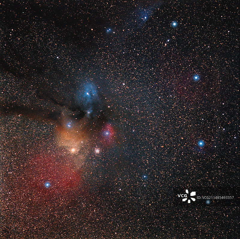 蛇夫座ρ星云图片素材