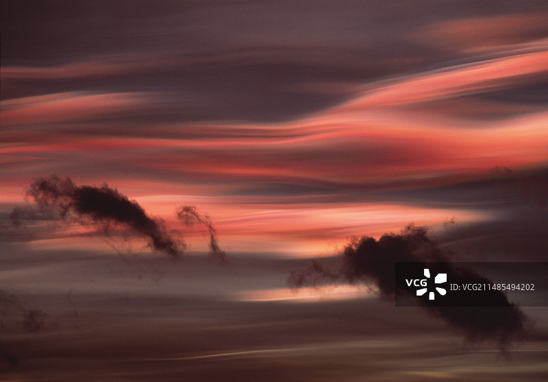 极地平流层云图片素材