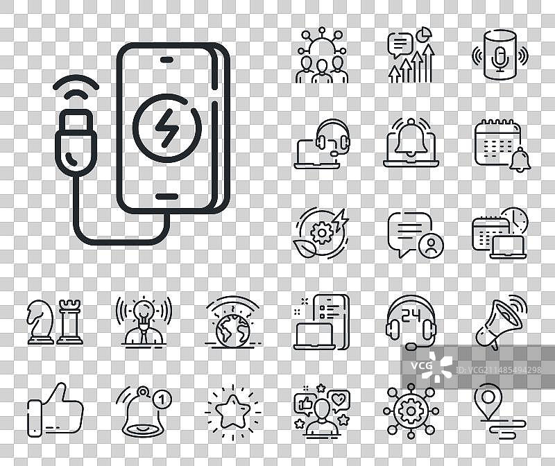 手机充电线图标手机配件标志图片素材