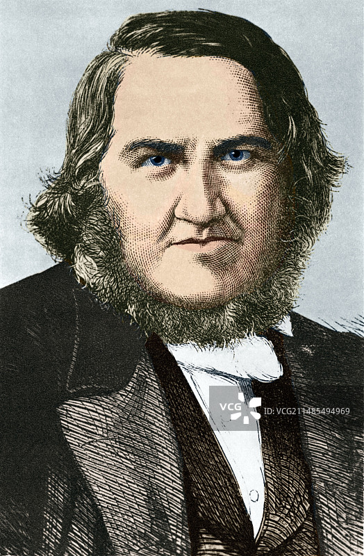 苏格兰医生詹姆斯·辛普森图片素材