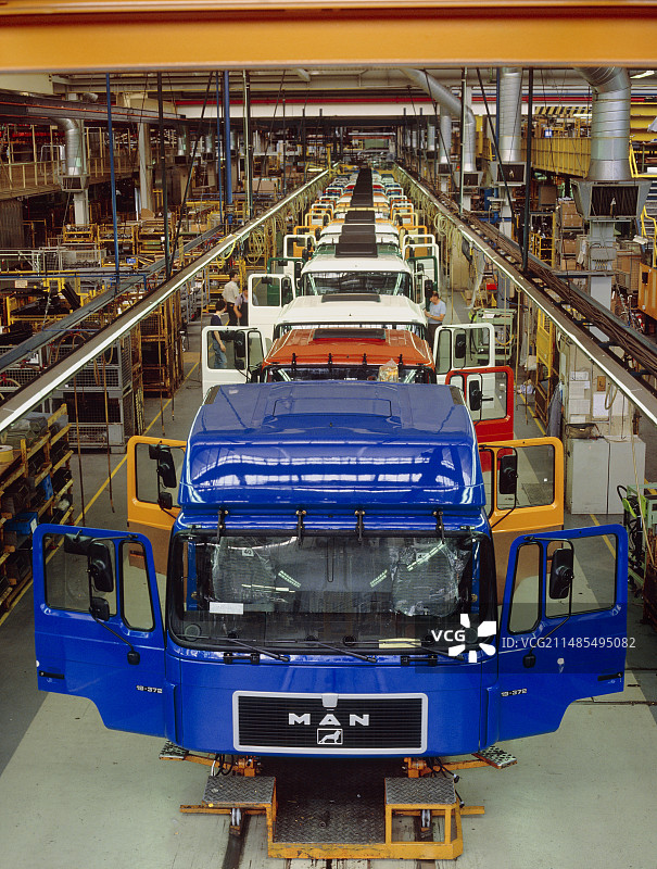 卡车驾驶室组装图片素材