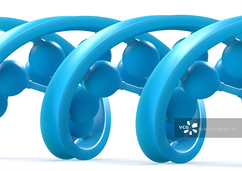 DNA分子电脑艺术图图片素材