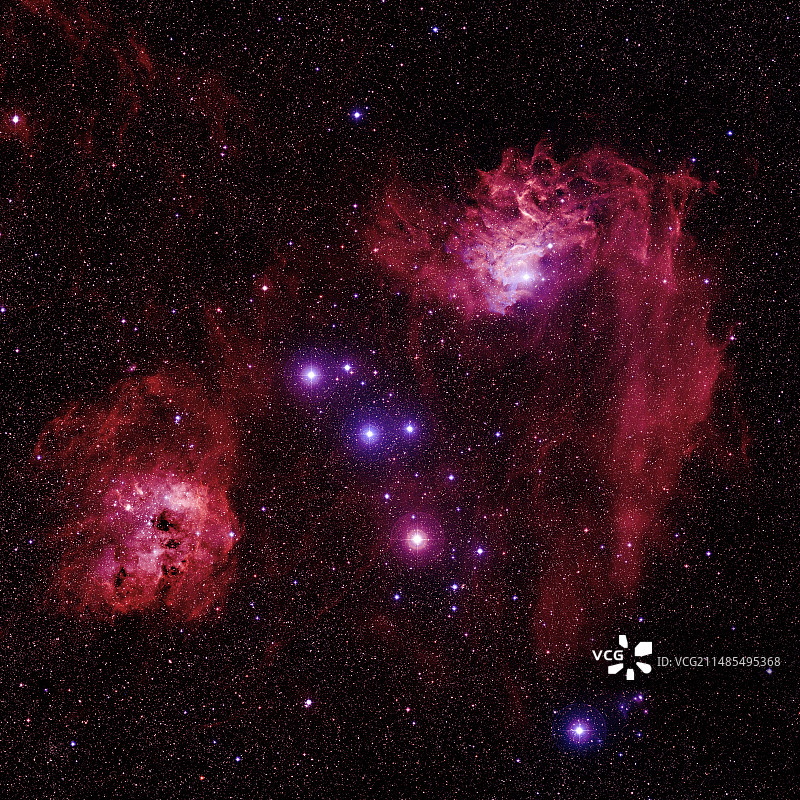 发射星云图片素材