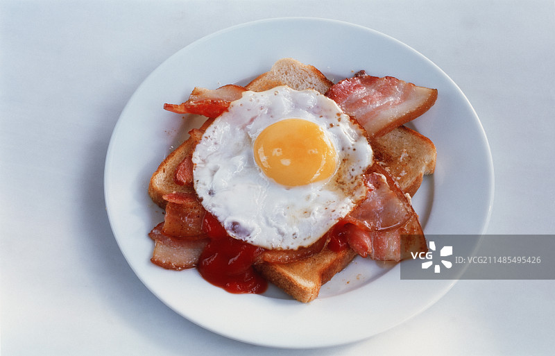 油炸早餐图片素材