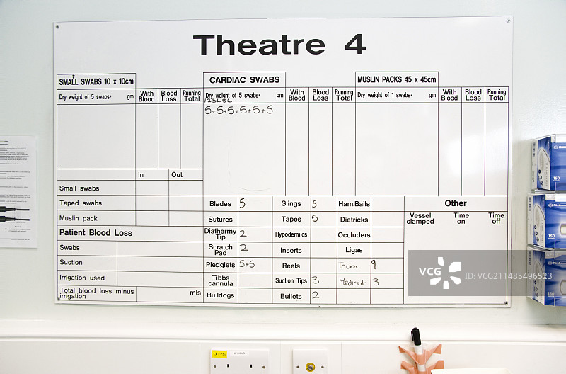 手术室白板图片素材