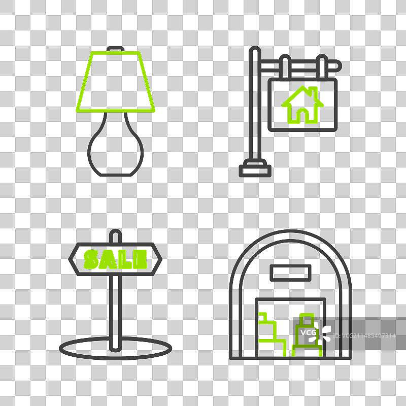 仓库促销标牌图片素材