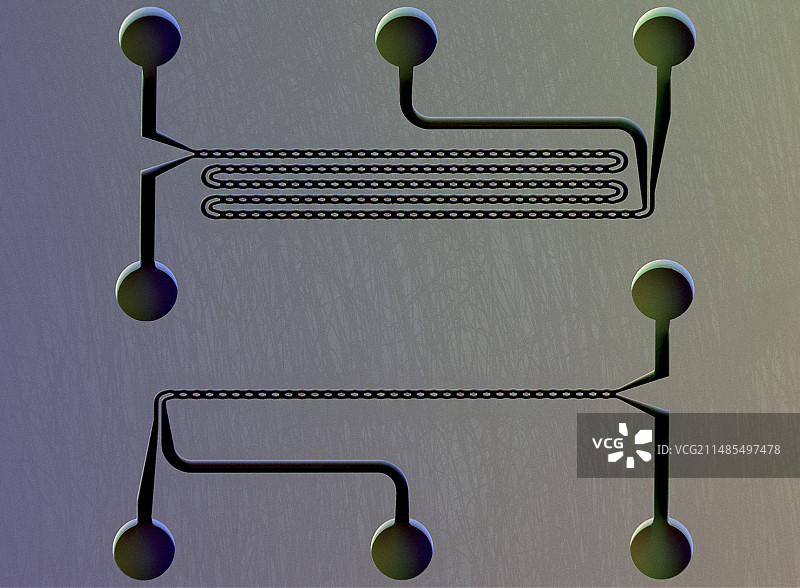 MEMS微流控芯片图片素材