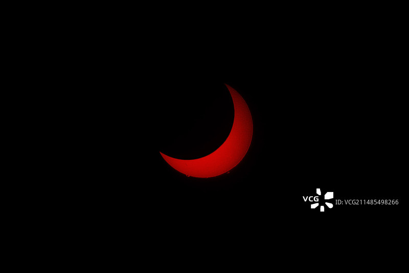 日环食，60分钟后图片素材